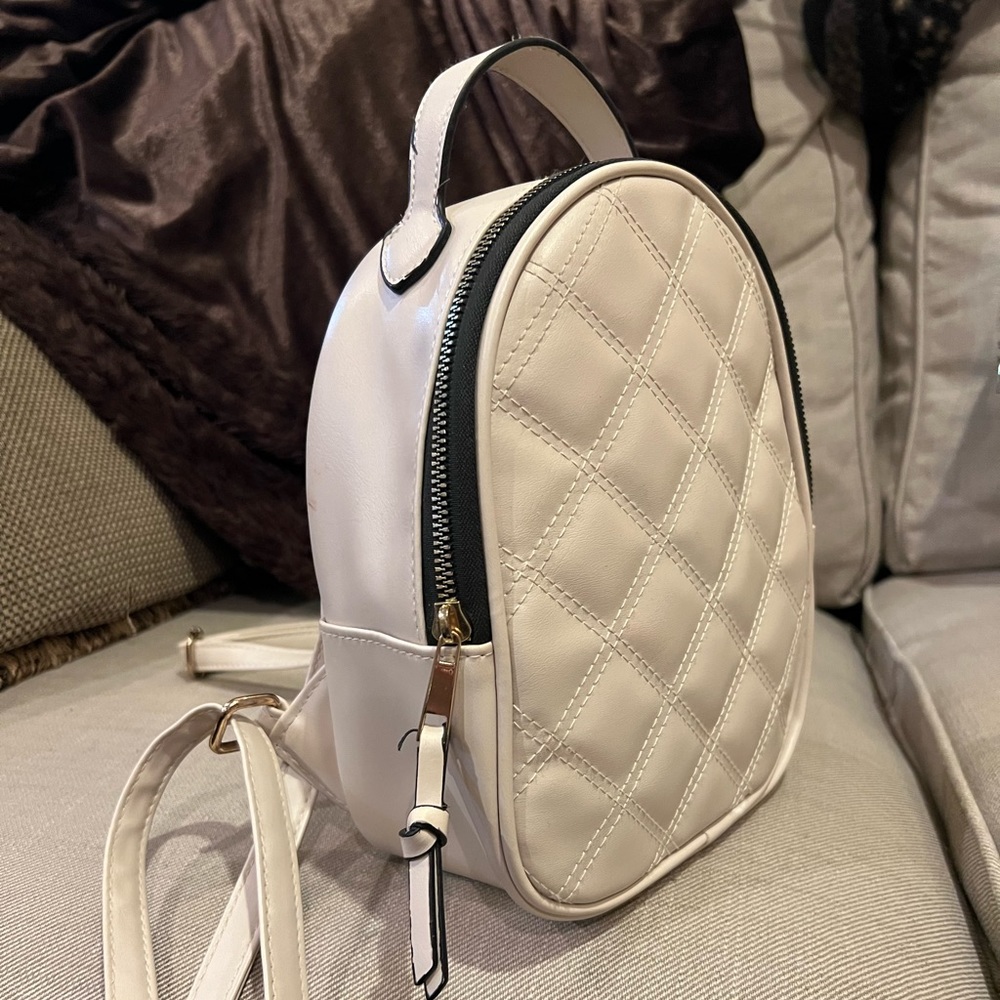 Quilted Mini Backpack - image 5